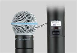 SHURE ULXD2/SM58 G51 ручной передатчик с капсюлем SM58, частоты 470-534 MHz - фото 168266