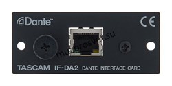 Tascam IF-DA2  опциональная карта DANTE I/O 2 канала для SS-R250N/SS-CDR250N, Sampling Frequency: 44.1kHz?48kHz?96kHz, разъём RJ-45 - фото 168698