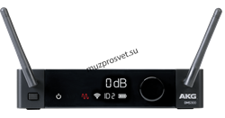 AKG DMS300 Vocal Set цифровая радиосистема с ручным передатчиком с динамическим капсюлем P5, диапазон 2,4ГГц, 8 каналов, , покрытие до 30 метров, частотный диапазон 20Гц - 20кГц, Динамический диапазон 116дБ - фото 168775