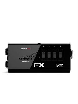 FX-SWITCHPACK II
                Контроллер FX-SWITCHPACK II
Контролер для безопасного включения / выключения устройств 100-250 В переменного тока с помощью DMX. Вес 4,2 кг. Габариты 14 x 30.5 x 13.3 см. - фото 191581