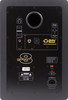 Monkey Banana Gibbon8 black Студийный монитор 8', диффузор: полипропелен, твиттер 1', LF 80W, HF 30W, балансный вход XRL/Jack, н - фото 192634