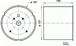 Огнеупорная крышка для DL 18 и DL 18/2  (Art.50123) - фото 201554
