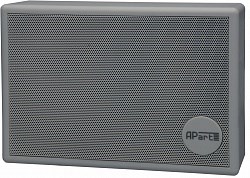 Широкополосный, настенный громкоговоритель, с регулятором громкости. 6 Вт/100В. Цвет: серый - фото 201718