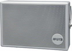 Корпусной громкоговоритель с монтажным кронштейном, 6 Вт, 100 В, цвет белый - фото 201730