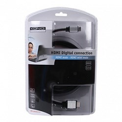 Кабель соединительный HDMI (19p) - HDMI (19p) МИНИ, L=1.5 м HDMI 1.3 - фото 202304