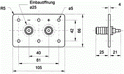 Винтовой High-End терминал для АС  (Art.5195) - фото 203231