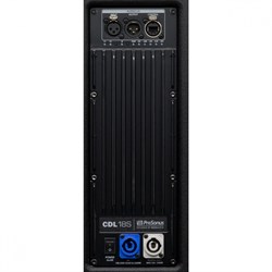 PreSonus CDL18s активный сабвуфер, НЧ 18", 2000Вт пик, 36Гц -144Гц, 135дБ SPL, звук по Dante, управление по сети, крепление M20 для штанги сабвуфер-сателлит - фото 204022