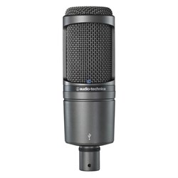 AT2020USB+WH/белый студийный кардиоид. конденс. микрофон с большой диафрагмой/AUDIO-TECHNICA - фото 204153