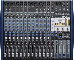 PreSonus StudioLive AR16c аналоговый микшер USB, 18 каналов, 8 мик.+4 мик моно/лин.стер.+1 стер.лин./Bluetooth,18x4 USB-C,3AUX,FX,SD-рекор, рэковое крепление в комплекте - фото 204179