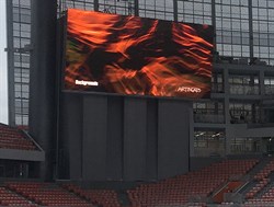 Светодиодный (LED) экран на стадион, размером 10240x4480 с шагом пикселя 10мм - фото 208158