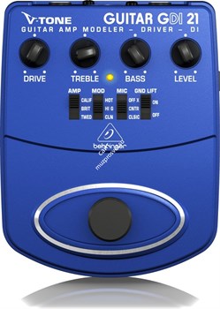 Behringer V-TONE GUITAR GDI21 педаль моделирования гитарных усилителей/предусилитель для прямой записи/DI-box - фото 21251