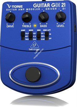 Behringer V-TONE GUITAR GDI21 педаль моделирования гитарных усилителей/предусилитель для прямой записи/DI-box - фото 21252