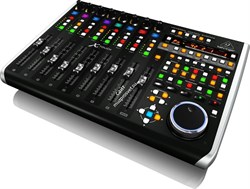 Behringer X-TOUCH - компактный Ethernet/USB/MIDI- контроллер DAW, 9 моториз.фейдеров 100 мм, 8LCD, индикатор времени, HUI, Mackie Control - фото 21287