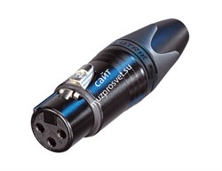 NEUTRIK NC3FXX-BAG - кабельный разъем XLR (мама)  черненый корпус - фото 22763
