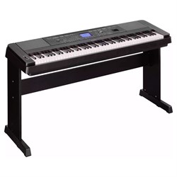YAMAHA DGX-660B - интерактивный синтезатор, 88кл. GHS,192 полиф., 554 тембра, 205 стилей, БП, чёрный - фото 22804