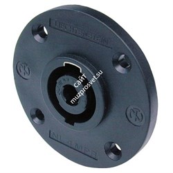 NEUTRIK NL4MPR - панельный разъём Speakon, 4-х контактный круглый фланец - фото 23347