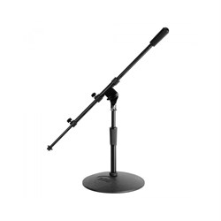 ONSTAGE MS9409 - микрофонная стойка укороченная , круглое основание.Высоты: 228-330мм - фото 24086
