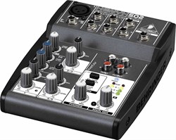 BEHRINGER 502 - микшер,5 входов, выходы основ.микса, стереовыход на наушники и CD/tape,эквалайзер - фото 25658