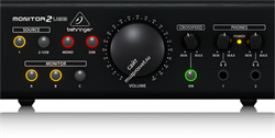 Behringer MONITOR2USB контроллер студийных мониторов, наушников и USB-аудио интерфейс, 2 входа, выход на 2 пары мониторов+доп.моновыход, 2 выхода на наушники - фото 28405