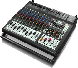 Behringer PMP4000 микшер-усилитель (8 моновходов, 4 стереовхода) 2 х 800Вт•4Ом, мастер-эквалайзером, процессором эффектов и функцией подавления вокала в фонограмме - фото 28422