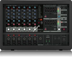 Behringer PMP560M микшер-усилитель 500Вт•4Ом, 6 мик./лин.- каналов, процессор KLARK TEKNIK, FBQ анти-фидбэк - фото 28430