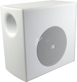 JBL Control 50S/T сабвуфер со встроенным кроссовером. Длинноходовый 8" динамик, продолжительная мощность 100Вт, переключатель режима 70В/100В или низкоомный, выходы на 2 или 4 сателлита (C42C, C52 или C62P). Скоба для настенного монтажа в комплекте. Цвет  - фото 28995