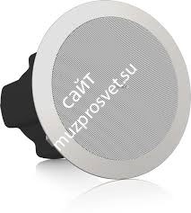 Tannoy CVS 4 EN54 потолочный громкоговоритель, коаксиальный 40Вт, 6Ом,НЧ-4",ВЧ-0.75",85Гц-19кГц 70В/100В, 30/15/7.5/3.75 Вт,Белый.огнеупорный пластик - фото 29121