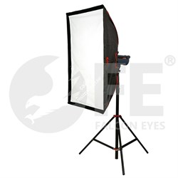 Софтбокс SBQ-80120 BW для галог.осв. с сотами, шт - фото 29820