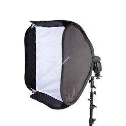 Софтбокс EB-060 (60*60cm) с переходником для накамерных вспышек, шт - фото 29848