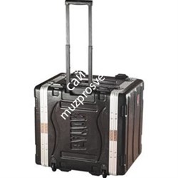 GATOR GRR-6L - рэковый кейс на 6U, стальные рельсы, глубина 19", на колесах, пластик - фото 31794