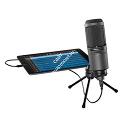 AT2020USBi/студийный кардиоид. конденс. микрофон с большой диафрагмой/AUDIO-TECHNICA - фото 33832