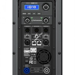 Turbosound iQ10 активная акустическая система,би-амп, 10"+1",2500Вт макс ,50Гц–20кГц -10дБ, 90°Hx60°V, 129дБ SPL, DSP KLARK TEKNIK, ULTRANET, USB, стакан 35 мм, 3xM10, 526 x 324 x 316мм, 17,2 кг - фото 34900