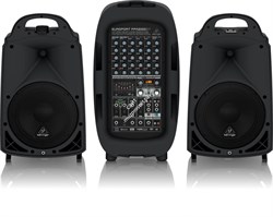BEHRINGER PPA2000BT - 8-кан. порт. система звукоусиления, 10"+1", 2х1000Вт 4Ом, 2х500Вт 8Ом, DSP. - фото 35018