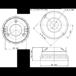 EIGHTEEN SOUND ND1030 - драйвер, неодим, 8 Ом, 30 Вт AES, 107 dB, 1800...20000 Гц, выход 1" - фото 35192