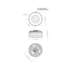 EIGHTEEN SOUND ND3T/8 - драйвер, неодим, 8 Ом, 110 Вт, 112 dB, 800...20000 Гц, выход 1.4" - фото 35208