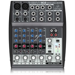BEHRINGER 802 - микшер,2 микр. предусил.,4 линейных входа, эквалайзер - фото 35367