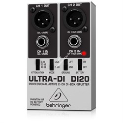 BEHRINGER DI20 - DI-бокс/сплиттер, двухканальный - фото 35427
