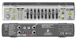 BEHRINGER FBQ800 - эквалайзер, 9-полосный граф. эквалайзер с FBQ системой обнаружения обратной связи - фото 35456