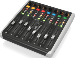 Behringer X-TOUCH EXTENDER MIDI-контроллер USB/Ethernet, может работать как расширение модели X-TOUCH, 8 моторизованных фейдеров 100 мм. - фото 35636