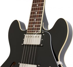 EPIPHONE ES-339 EBONY полуакустическая электрогитара, цвет чёрный - фото 38498