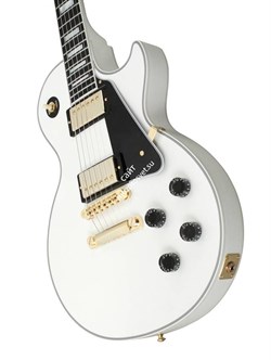 EPIPHONE LES PAUL CUSTOM PRO ALPINE WHITE электрогитара, цвет белый - фото 38502