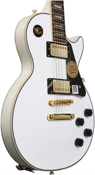 EPIPHONE LES PAUL CUSTOM PRO ALPINE WHITE электрогитара, цвет белый - фото 38503