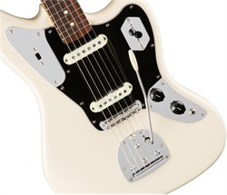 FENDER AM PRO JAGUAR RW OWT электрогитара American Pro Jaguar, цвет олимпик уайт, палисандровая накладка грифа - фото 38522
