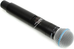 SHURE QLXD2/B58 P51 710 - 782 MHz ручной передатчик серии QLXD с капсюлем микрофона BETA58 - фото 42082