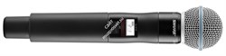 SHURE QLXD2/B58 P51 710 - 782 MHz ручной передатчик серии QLXD с капсюлем микрофона BETA58 - фото 42083