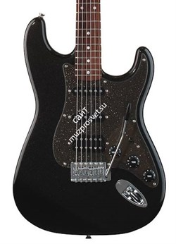 FENDER SQUIER AFFINITY STRATOCASTER® HSS RW MONTEGO BLACK METALLIC электрогитара, цвет черный - фото 42480