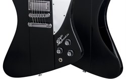 GIBSON FIREBIRD 2018 EBONY электрогитара с кейсом, цвет черный, фурнитура хром - фото 42540