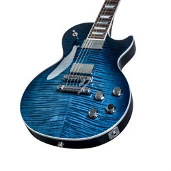 GIBSON LES PAUL STANDARD HP 2018 COBALT FADE электрогитара, цвет синий, жесткий кейс - фото 42559