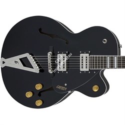 Gretsch G2420 Streamliner Hollow Body with Chromatic II Tailpiece, Broad'Tron, Black Электрогитара полуакустическая, цвет черный - фото 42595