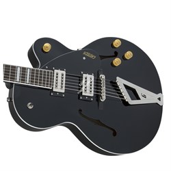 Gretsch G2420 Streamliner Hollow Body with Chromatic II Tailpiece, Broad'Tron, Black Электрогитара полуакустическая, цвет черный - фото 42597